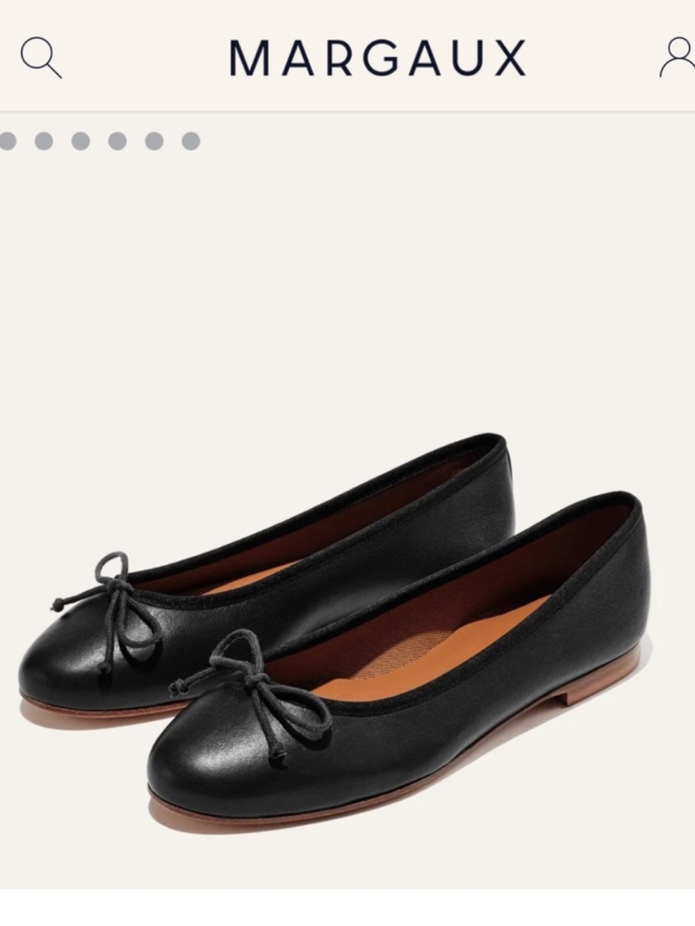 Margaux the DEMI Black Ballet Flats 9.5